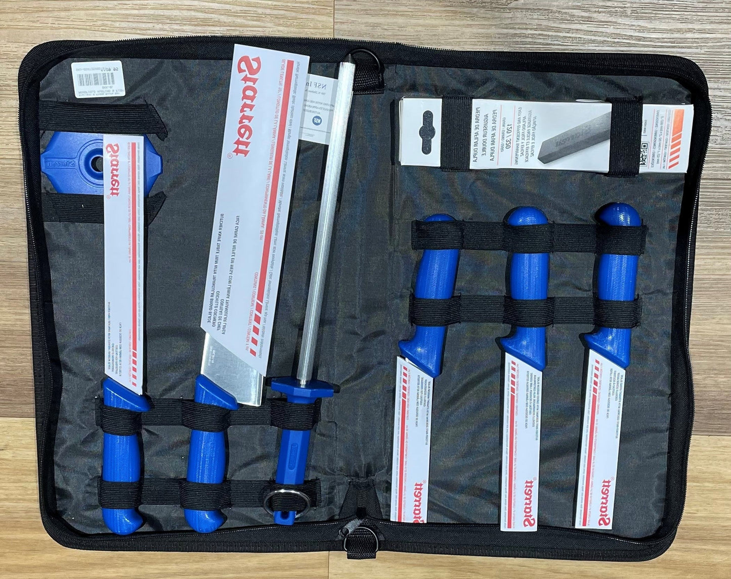 Starrett BKK-8B Professional Hunting & Fishing Knife Set Blue September Edition