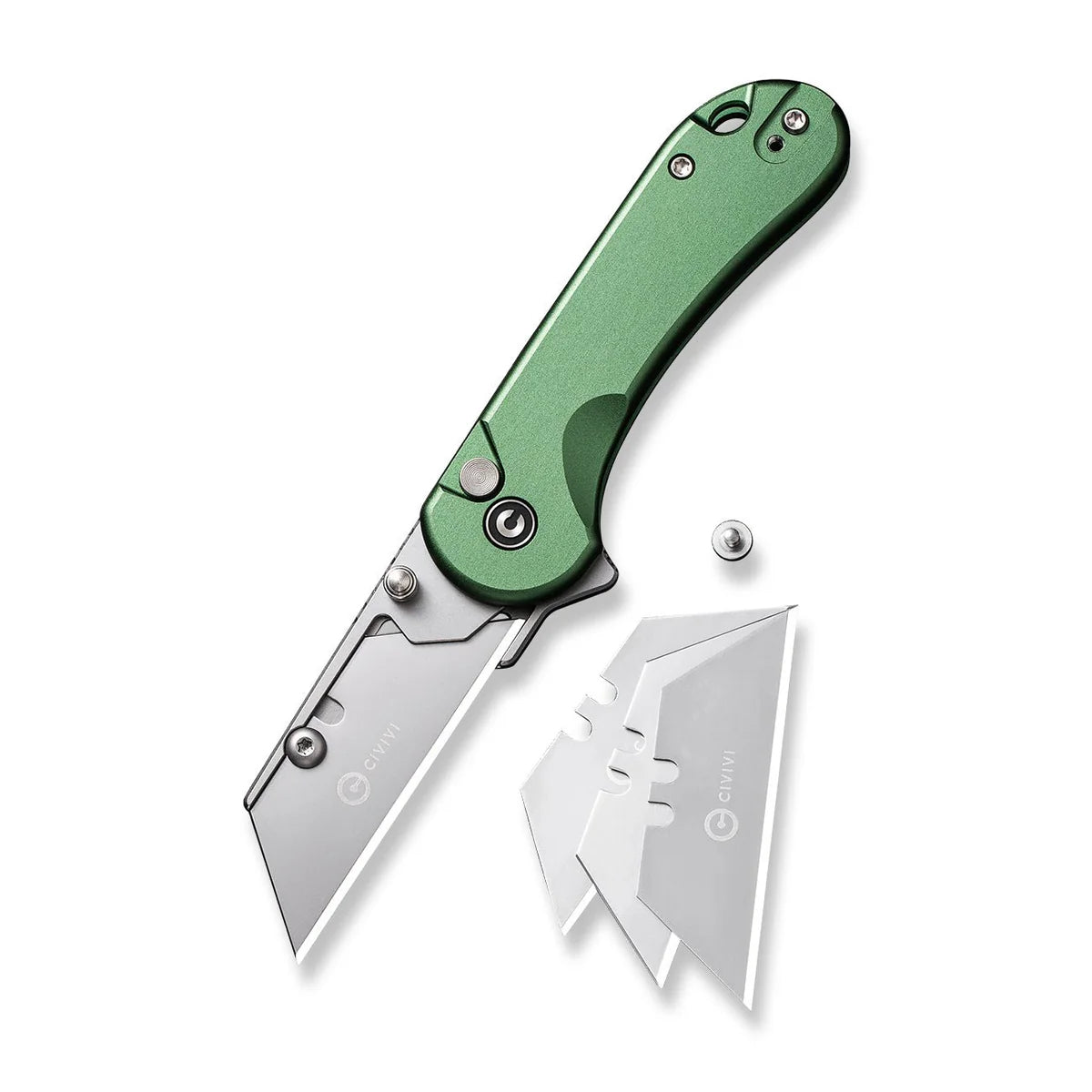 CIVIVI Elementum Utility Thumb Stud & Button Lock Knife Aluminum Handle