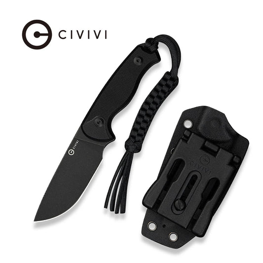 CIVIVI Timber barkFixed Blade Knife G10 Handle (3.2" 14C28N Blade)